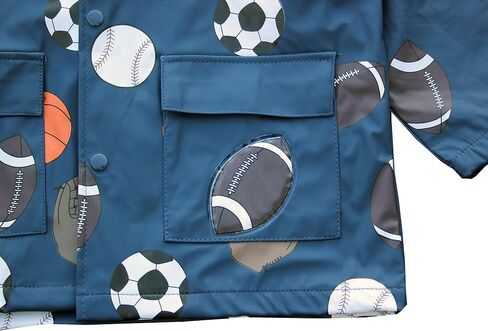 Foxfire for Kids Navy Sports Soccer Football Baseball Basketball Raincoat Size 4T in Kuwait