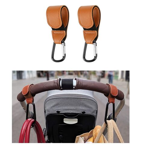 Stroller Hooks, 6 Pack, Adjustable Carabiner Clips, Multi-Functional, for Diaper Bag and Wallet, Universal for Pram, Bicycle, Wheelchair and Walker in Kuwait