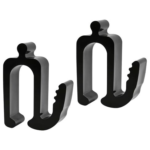 2PCS Multipurpose Side Hooks Universal Wagon Accessories with 30 kg Load Capacity for Balance Bikes & Bags, Space-Saving Travel Organizer for All Wagon Stroller, Suitable for Travel and Daily Use in Kuwait