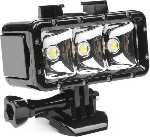 Diving Underwater Light for Go pro Hero 13/12/11/10/9/8/7/6/5/4/3, Waterproof up to 30M(98.4 ft),Camera Video Light for Insta360 Ace Pro 2/1, for DJI Osmo Action Camera in Kuwait