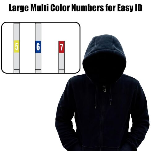 3 Pcs 4 ft to 7 ft Height Measuring Wall Tape Color-Coded Height Marker Door Strip Indicator Tape Removable Adhesive Adult Measurement Door Sticker for Office Home Room in Kuwait