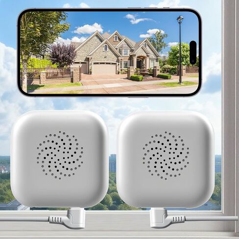 2K Window Camera with 32GB Memory Card, 5GHz & 2.4GHz WiFi Indoor Cameras for Home Security with AI Starlight Color Night Vision, AI Person & Motion Detection, Easy & Quick Install, 24/7 Recording in Kuwait