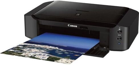 Canon PIXMA iP8720 Wireless Inkjet Photo Printer for Wide Format Photos, Art Prints, School Displays, Labels and Detailed Color Printing (8746B002) + Printer Cable + Cleaning Kit (12pc Bundle) in Kuwait