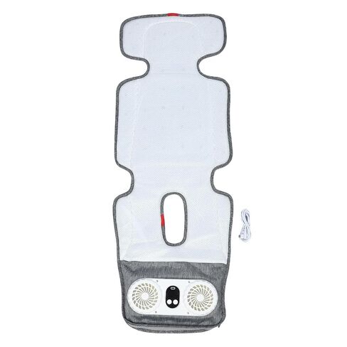 RiToEasysports Baby Car Seat Cooling Liner, Breathable Adjustable Cooling Mat Cushion with 10000mAh Battery and 3 Speed Fans, for Camping Picnics Travel in Kuwait