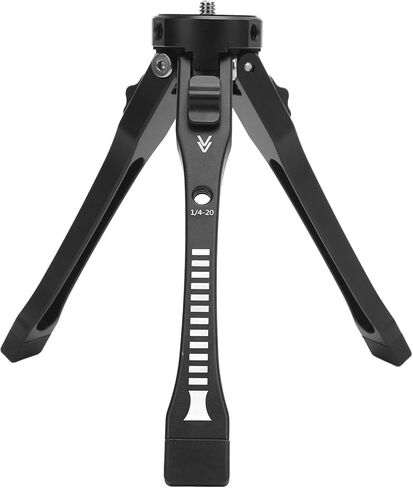 Generic Portable Aluminum Alloy Desktop Mini Tripod, Compact Lightweight Stand with 1/4 Inch Screw Hole 4 Adjustable Angles 45mm to 165mm Height 5kg Load, for DSLR Camera Camcorde in Kuwait
