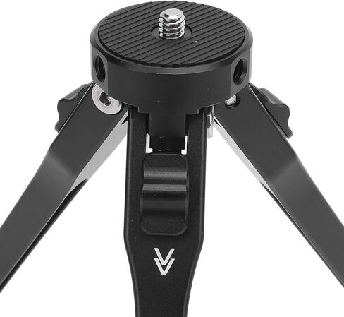 Generic Portable Aluminum Alloy Desktop Mini Tripod, Compact Lightweight Stand with 1/4 Inch Screw Hole 4 Adjustable Angles 45mm to 165mm Height 5kg Load, for DSLR Camera Camcorde in Kuwait