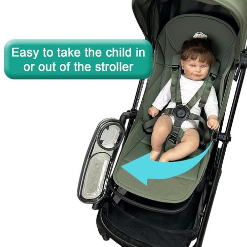 Stroller Snack Tray ONLY Compatible with Bugaboo Butterfly 2 Stroller - BPA-Free Tray - Folding with Stroller - Easy Access- Easy Clean (Not for Butterfly 1) in Kuwait