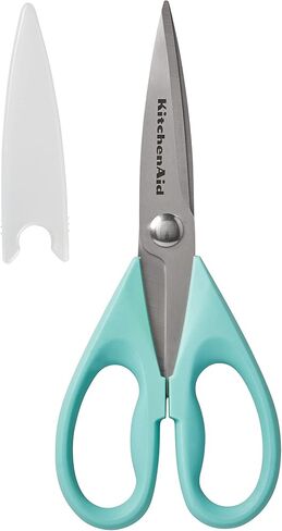 KitchenAid Multipurpose Shear Set, Versatile Scissors with Nutcracker, Bottle Opener, Ergonomic Handles with Protective Blade Covers, 2 Piece in Kuwait
