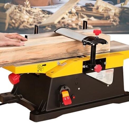 Electric Woodworking Planer, 1800W Power, 12000 RPM Speed, Adjustable Depth for Smooth Wood Cutting and Finishing in Kuwait