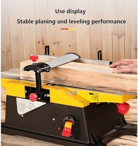 Electric Woodworking Planer, 1800W Power, 12000 RPM Speed, Adjustable Depth for Smooth Wood Cutting and Finishing in Kuwait