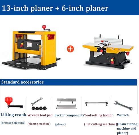 Electric Woodworking Planer with Adjustable Cutting Depth, High Speed for Precision Wood Cutting and Smoothing in Kuwait