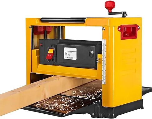 2000W Desktop Electric Jointers Plane,8000R/min,Single Planer Height 6-160mm, Depth 1-3mm, Workbench 530 * 700mm, for Wood in Kuwait