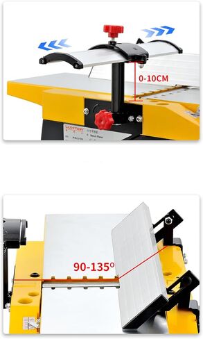 1800W Benchtop Planer, Multifunctional Desktop Woodworking Planer, Speed: 12000r/min,Workbench 580x155 Mm, for Wood in Kuwait