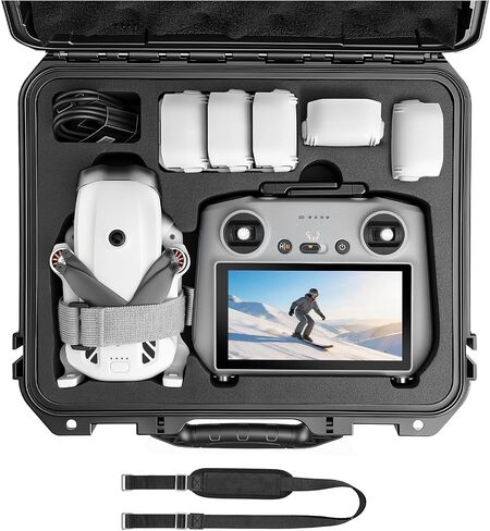 FPVtosky Waterproof Hard Case for Lito X1, Fly More Combo, Compatible with RC 2 Controller, Battery, Charger Hub and Other Accessories[CASE ONLY] in Kuwait
