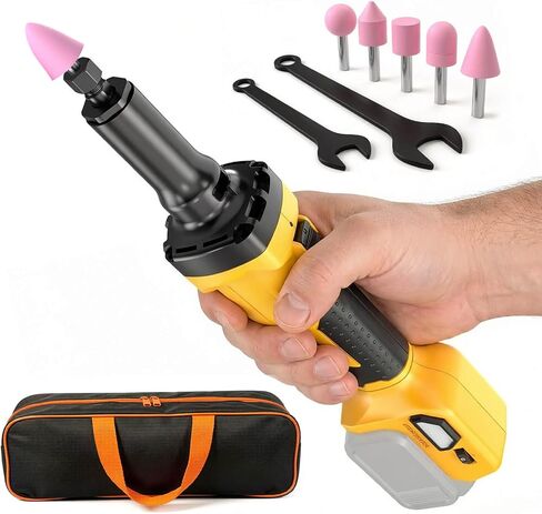 Cordless Die Grinder Compatible With Dewalt 20V MAX Battery, 26500RPM Brushless Motor with 6-Speed Control, 1/4" Collet For Metal Grinding, Wood Sanding, Weld Cleanup & Automotive Repair (NO Battery) in Kuwait