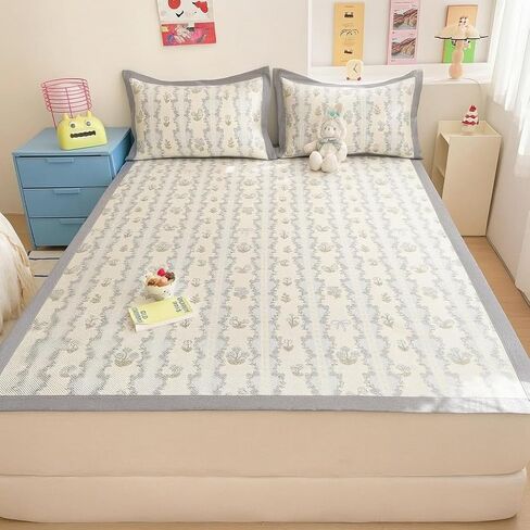Children Cooling Bedding Ice Sleeping Mattress Washable Bed Mat Single Layer Breathable Surface Suitable for Dorm Rooms Kids Bedroom Family in Kuwait