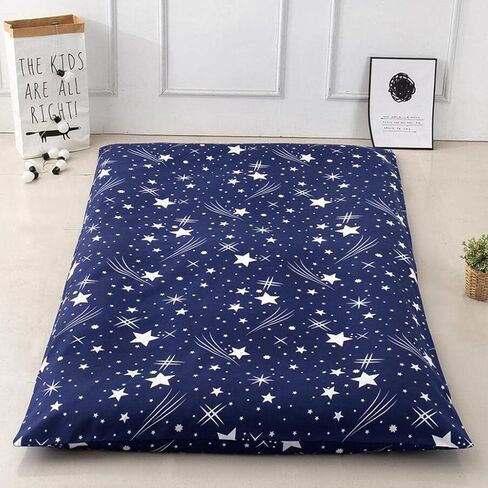 Polyester Floor Futon Mattress Mat Protectors, Stars, 90x200cm in Kuwait