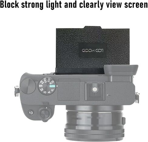 XUMIUZIY Camera LCD Sun Shade, 3.2in Professional Optical Viewfinder Hood with Magnetic Fast Release Structure in Kuwait