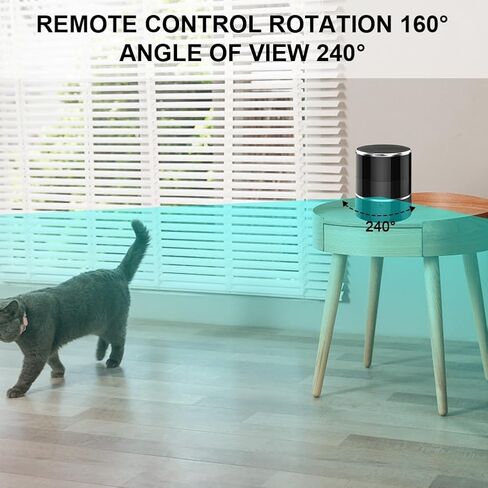 Indoor Security Camera in Bluetooth Speaker, 240° Viewing Angle,1080p Full HD WiFi Camera,Wireless Dome Cams Phone App,Motion Activated for Home Offices Store(2.4G /5G) in Kuwait