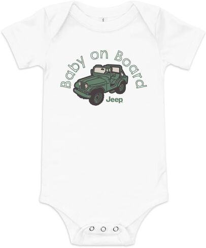 Jeep Baby Bodysuit Baby On Board Baby Bodysuit - Officially Licensed in Kuwait