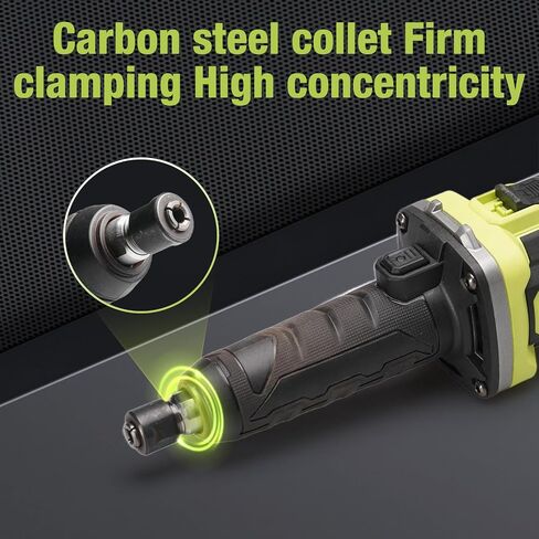 Cordless Die Grinder 6mm Collet, Power Die Grinder with 3 Mode Speed, Brushless Straight Grinder for Metal Grindering Polishing Rust removal (DG2401) in Kuwait