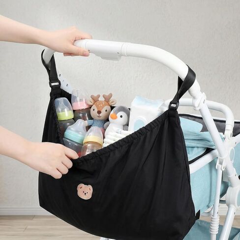 Large Capacity Stroller Organizer Bag, Universal Stroller Organizer, Adjustable Strollers Diaper Bag, for Storing Baby Formula, Bottles, and Other daily Necessities. in Kuwait