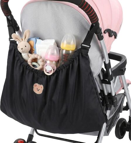 Large Capacity Stroller Organizer Bag, Universal Stroller Organizer, Adjustable Strollers Diaper Bag, for Storing Baby Formula, Bottles, and Other daily Necessities. in Kuwait