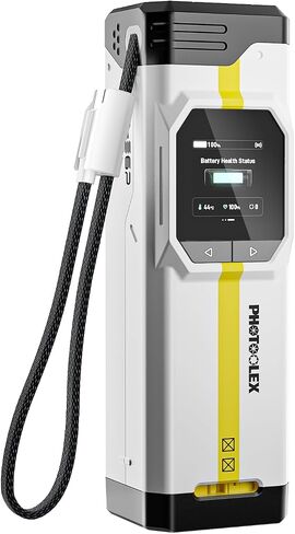 PHOTOOLEX 16500mAh LP-E6N Camera Battery Charger, 100W PD & 18W USB-A Output, Smart Display for Charging Power & Battery Health, Portable Power Station for Sony Alpha Series Photographers in Kuwait