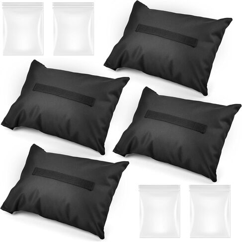 4 Packs Sports Net Sandbags, Heavy Duty Sand Bags for Weights,Weighted Anchor Sandbags for Soccer Goals, Baseball Nets, Football Nets, Golf Nets, Hockey Nets in Kuwait