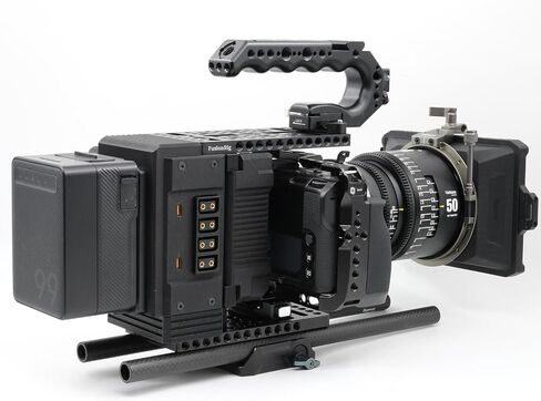 FusionRig New Camera Cage Extension Module Compatible with Nikon ZR,Build-in Voltage Display with 4 D-Tap,Dual USB-C Ports in Kuwait