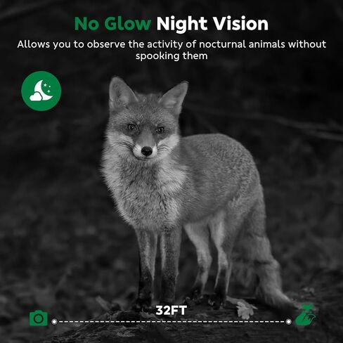 VOOPEAK Trail Camera WiFi Bluetooth, Low Glow IR Night Vision Game Camera | 32MP, 0.1s Trigger Speed, 130° Wide-Angle, IP66 Waterproof, Wildlife Monitoring, Home Security, 2 Pack Hunting Trail Cam in Kuwait