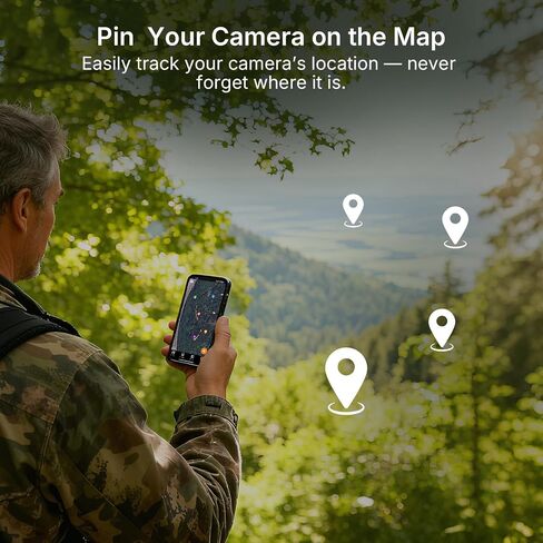 GardePro Link 1.0 Long Range WiFi Trail Camera (R3 Pro + Hub) | 3000ft/1km Range for Hunting, Wildlife & Outdoor Monitoring in Kuwait