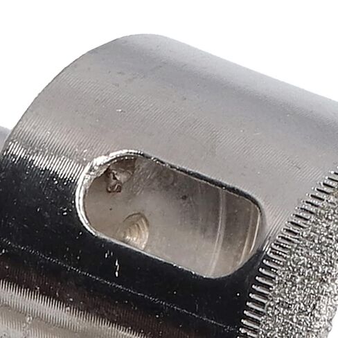 Garosa Glass Hole Saw Drill Bit Stainless Steel Emery Hole Opener 28mm 2pcs for Drilling Marble Granite Ceramic and Glass with 8mm Shank for Tile Work and Home Repair in Kuwait