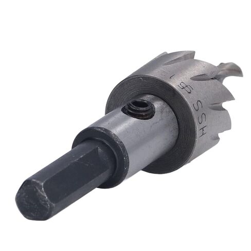 19mm Hole Opener Drill Bit Hole Saw Bit Cutter 3 Flute High Speed Steel for Ceramic Tile Marble Wall Stone with Hex Wrench in Kuwait