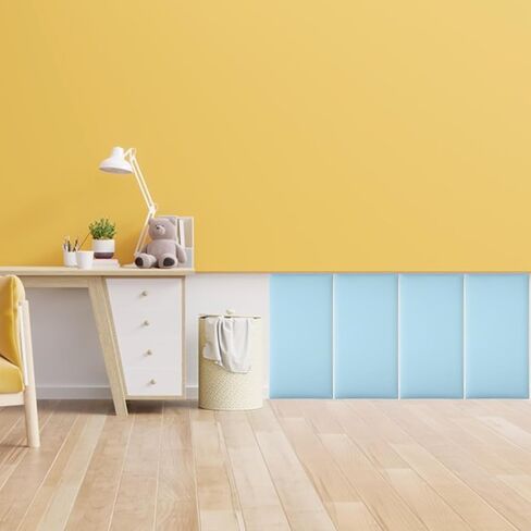 Safety Wall Mat PVC Protective Wall Bumper Anti-Collision Feature Versatile Use for Sitting and Sleeping for Room Decor in Kuwait