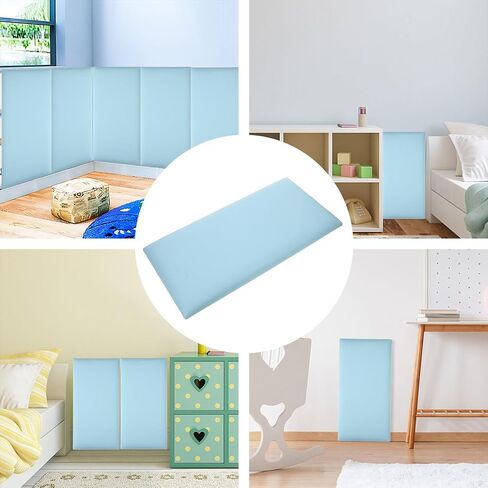 TOYANDONA Safety Wall Mat Soft PVC Anti-Collision Wall Protection Pad for Nursery and Room Easy to Clean for Sleeping and Sitting Areas in Kuwait