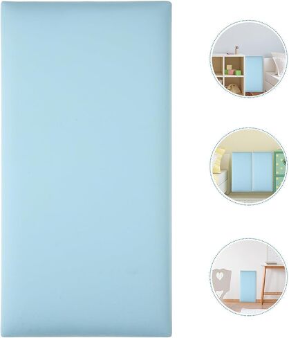 TOYANDONA Safety Wall Mat Soft PVC Anti-Collision Wall Protection Pad for Nursery and Room Easy to Clean for Sleeping and Sitting Areas in Kuwait