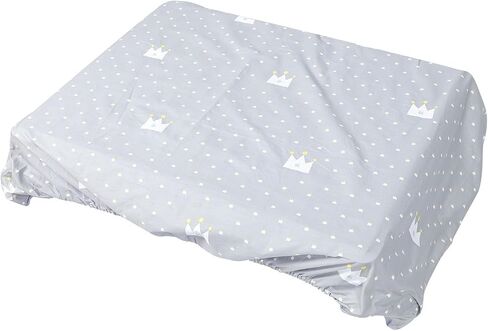 HEALLILY Mattress Sheet with Snug Fit and Skin Friendly Fabric, Soft Crib Mattress Cover for Bedding, for Nursery Use in Kuwait