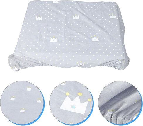 HEALLILY Mattress Sheet with Snug Fit and Skin Friendly Fabric, Soft Crib Mattress Cover for Bedding, for Nursery Use in Kuwait