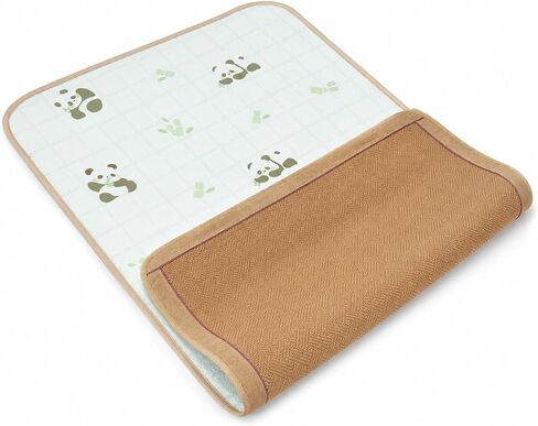 Simhoa Children Cooling Pad Double-Sided Breathable Sweat-Wicking Mattress Rattan Safe Cellulose Material Suitable for Playroom in Kuwait