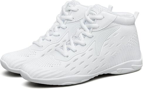 White High Top Cheer Shoes Girls Cheerleading Lightweight Shoes Dance Sneakers in Kuwait
