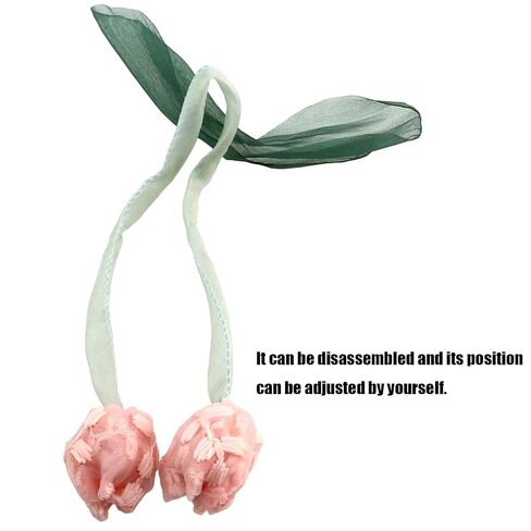 4PCS Tulip Bud Shaped Accessories DIY Hair Part Footwear Headwear Clothing Trimmings Accessories Suitable for Hairbands and Wreath in Kuwait