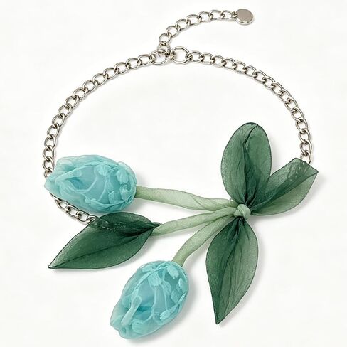 4PCS Tulip Bud Shaped Accessories DIY Hair Part Footwear Headwear Clothing Trimmings Accessories Suitable for Hairbands and Wreath in Kuwait