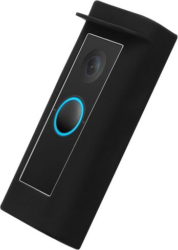 kwmobile Case Compatible with Ring Video Doorbell Pro - Protective Silicone Cover Black in Kuwait