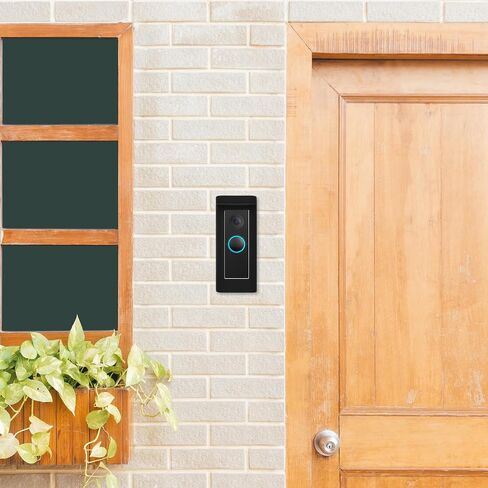 kwmobile Case Compatible with Ring Video Doorbell Pro - Protective Silicone Cover Black in Kuwait