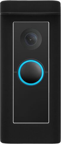 kwmobile Case Compatible with Ring Video Doorbell Pro - Protective Silicone Cover Black in Kuwait
