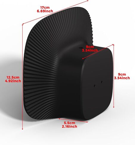 Rain Shade Cover for Eufy SoloCam S340 | Shields camera from rain, snow & sunlight, durable plastic, easy installation, black in Kuwait