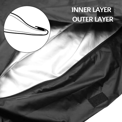 Film Changing Bag Darkroom Developing Bag 22.8 x 22.8 Inch Double Layer Light-Tight Anti-Static Polyester Zipper Bag for 35mm and 120 Film Processing Professional Photography Supplies in Kuwait