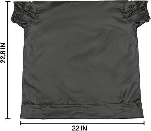 Film Changing Bag Darkroom Developing Bag 22.8 x 22.8 Inch Double Layer Light-Tight Anti-Static Polyester Zipper Bag for 35mm and 120 Film Processing Professional Photography Supplies in Kuwait