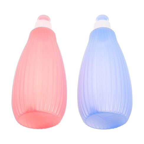Portable Bidet Sprayer and Handheld Cleaning Bottle 350ml for Bum Care, Personal Bidet with Soft Pink and Blue Colors, Travel Size Portable Water Sprayer for Bathing and Hygiene in Kuwait